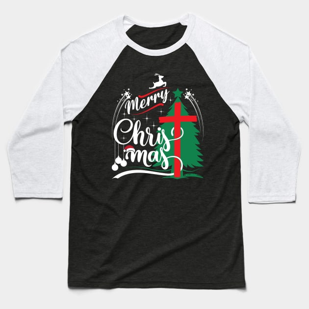 Merry Christmas Design Merry Christmas T Shirts-Christmas t-shirts funny Baseball T-Shirt by GoodyBroCrafts